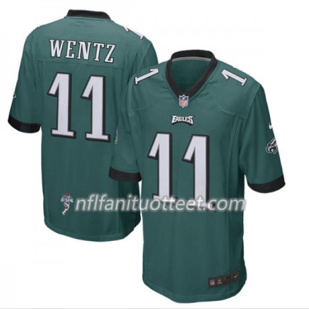 Miesten Philadelphia Eagles NFL Pelipaita Carson Wentz 11 Nike Vihreä